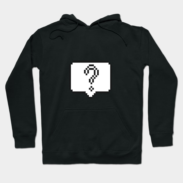 Question Dialogue Bubble Hoodie by Orpheus